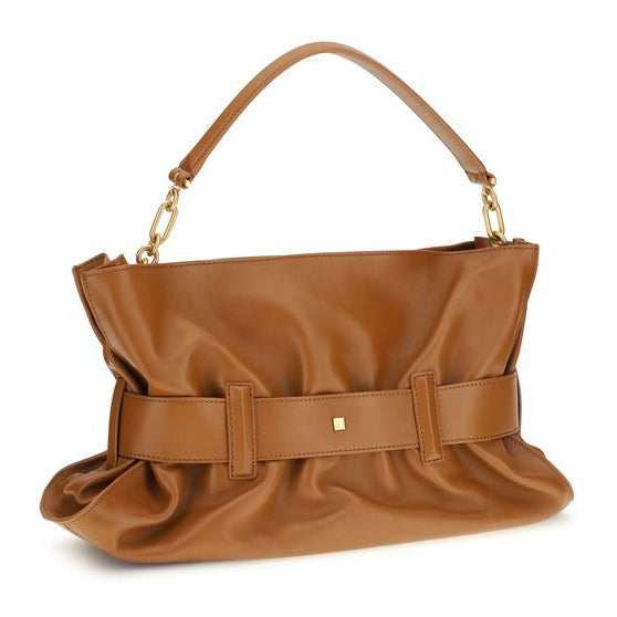 Brown Calf Leather Bos Taurus Shoulder Bag