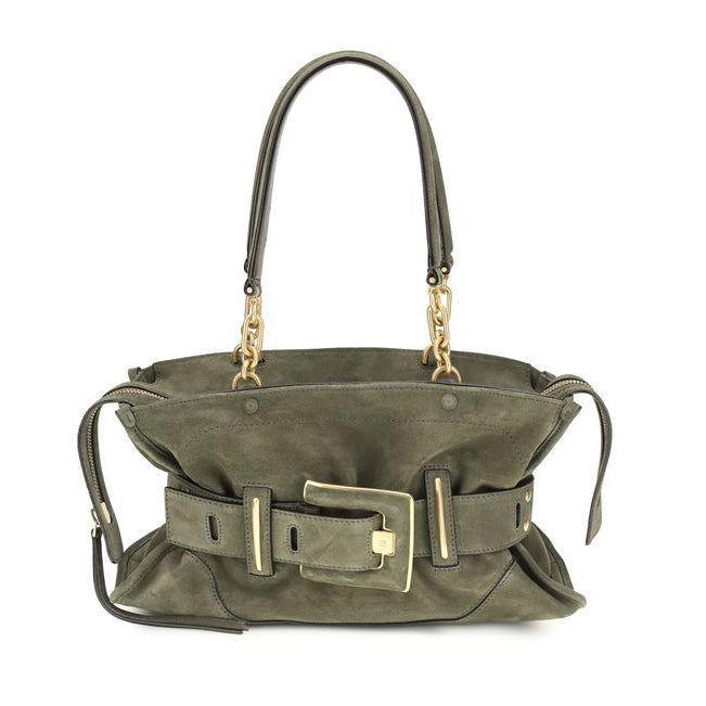 Bicolor Calf Leather Bos Taurus Handbag