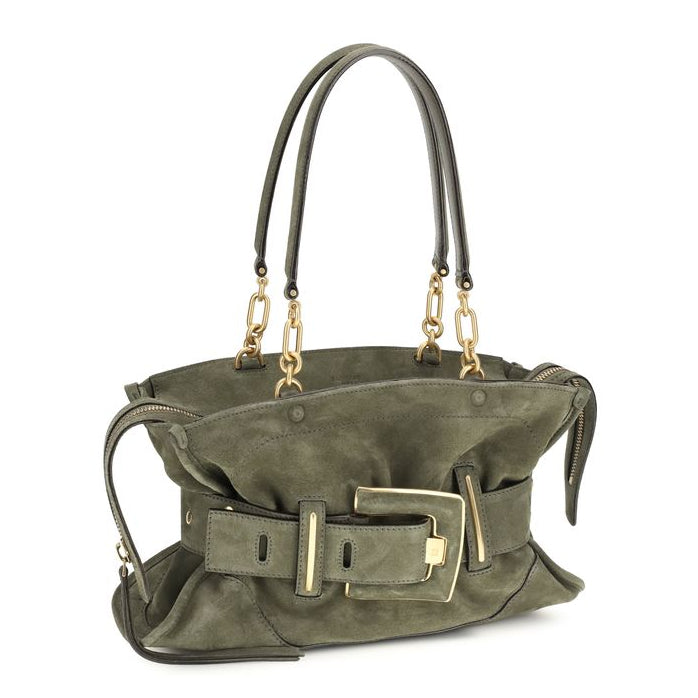 Bicolor Calf Leather Bos Taurus Handbag