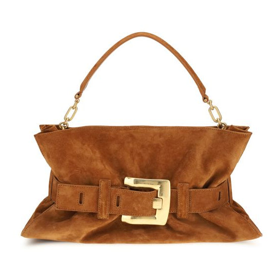 Brown Calf Leather Bos Taurus Handbag