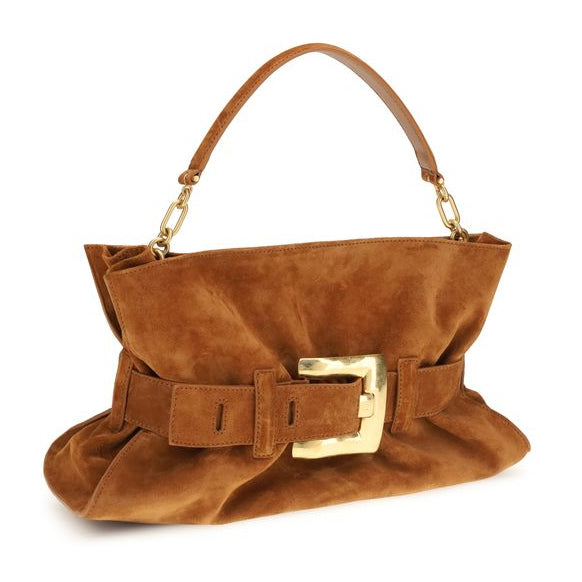Brown Calf Leather Bos Taurus Handbag