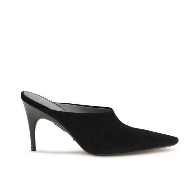 Balenciaga – Duchesse Suede Mule Black