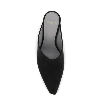 Balenciaga – Duchesse Suede Mule Black