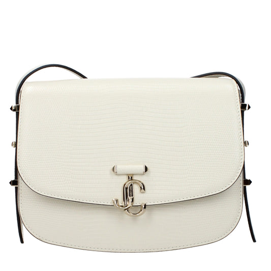 White Leather Crossbody Bag