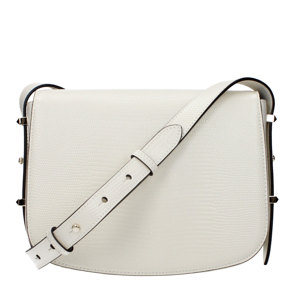 White Leather Crossbody Bag