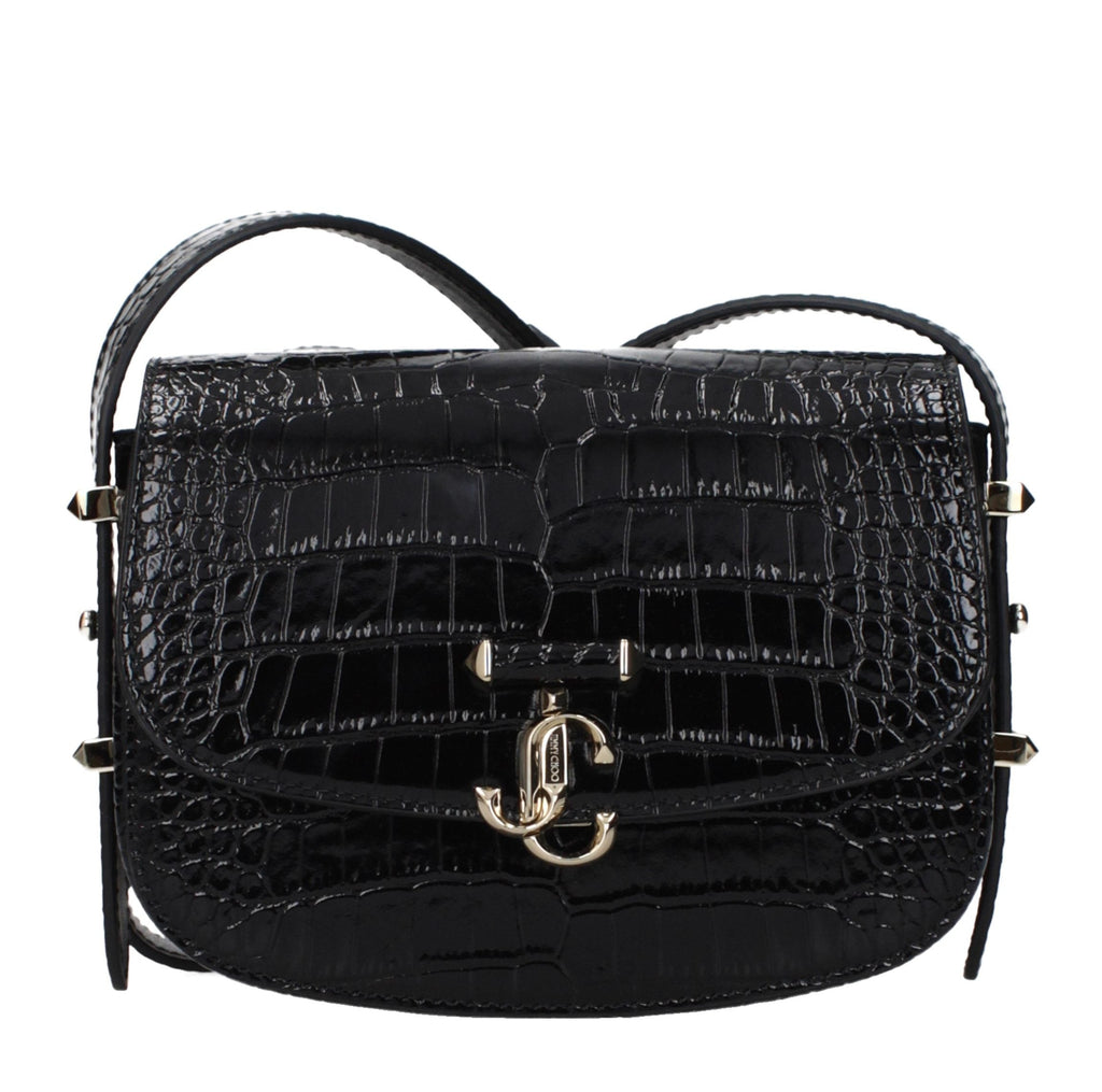 Black Leather Crossbody Bag