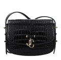 Black Leather Crossbody Bag
