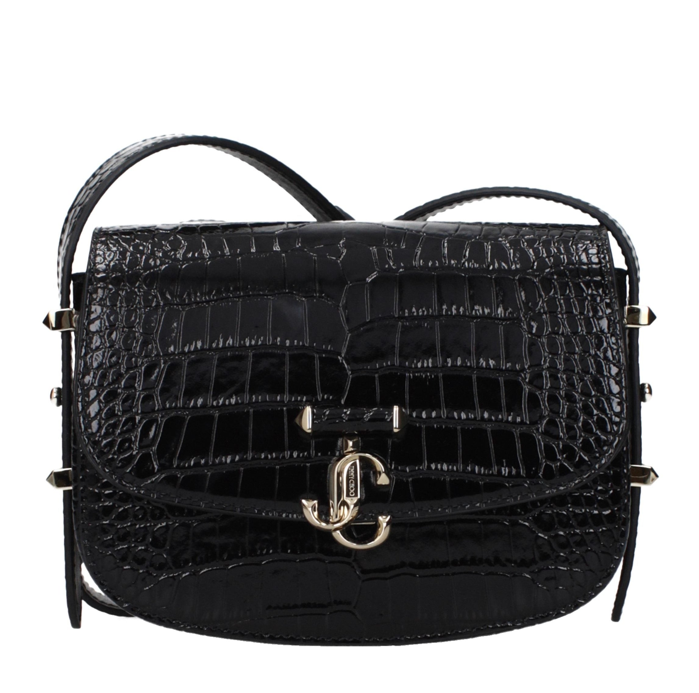Black Leather Crossbody Bag