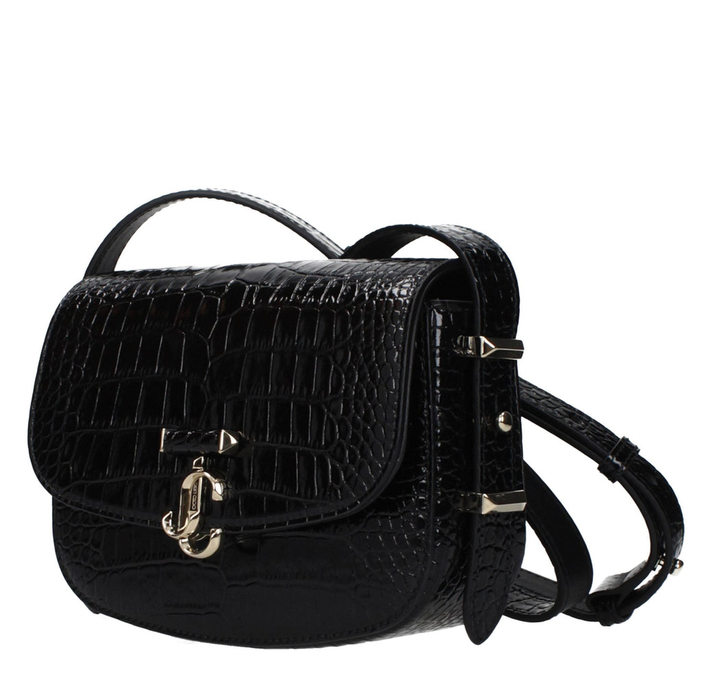 Black Leather Crossbody Bag