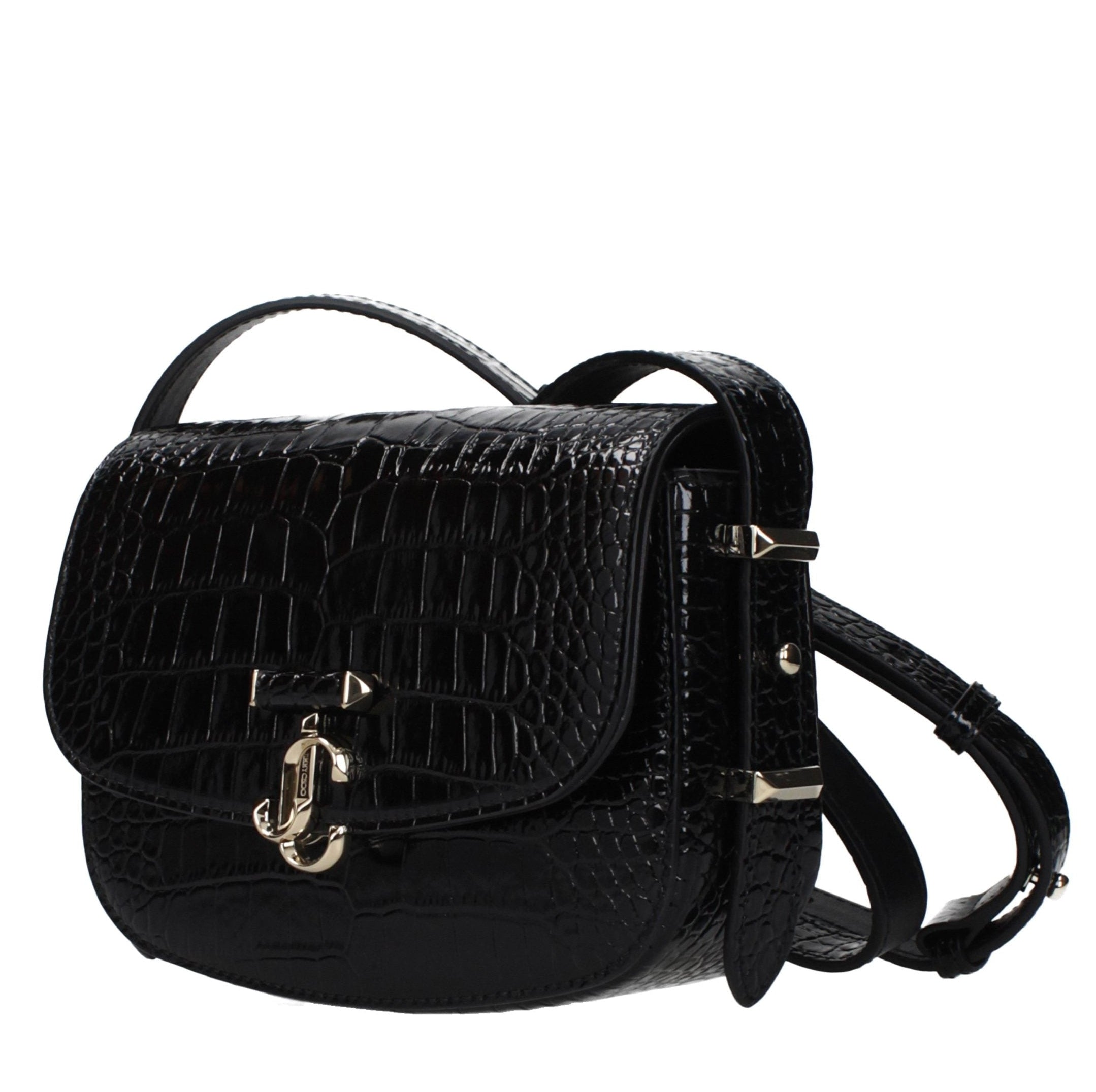 Black Leather Crossbody Bag