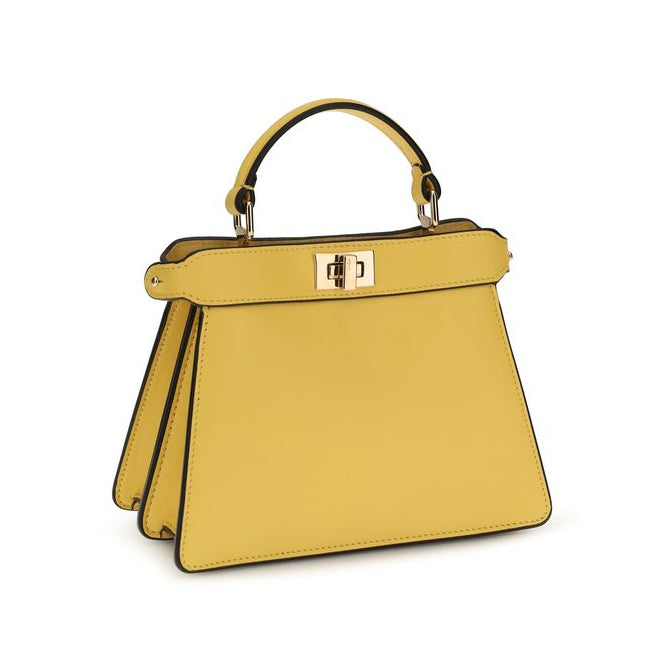 Bicolor Calf Leather Bos Taurus Handbag