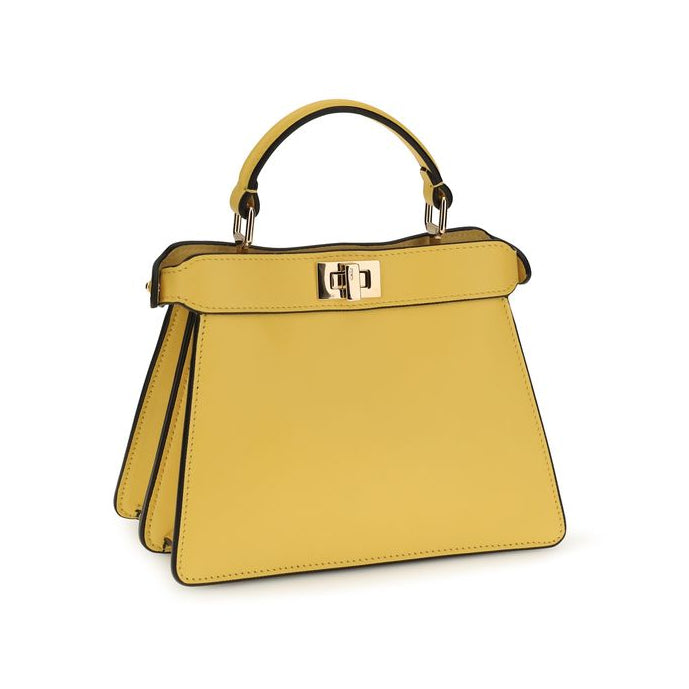 Bicolor Calf Leather Bos Taurus Handbag
