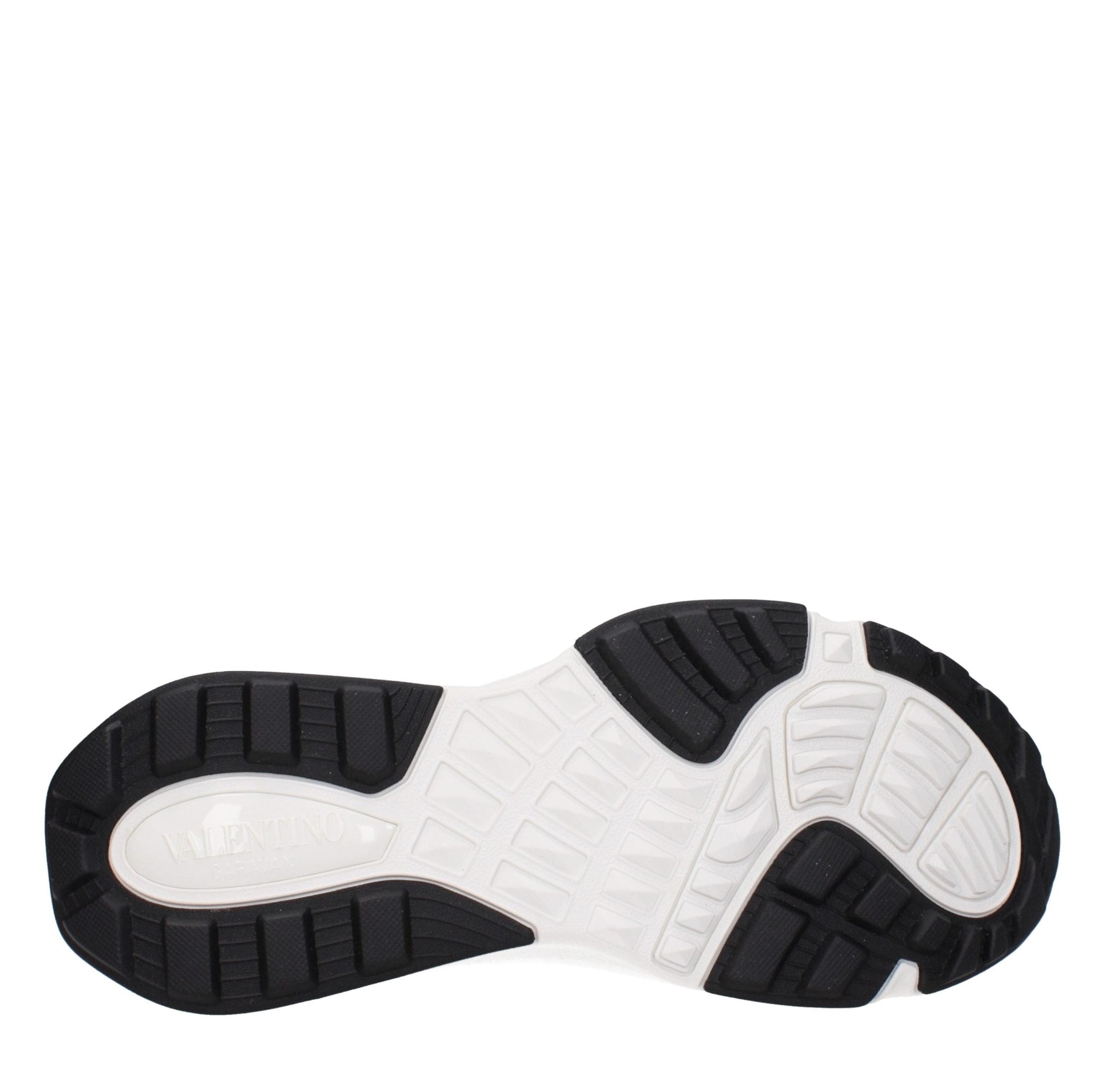 White Fabric Athletic Sneakers