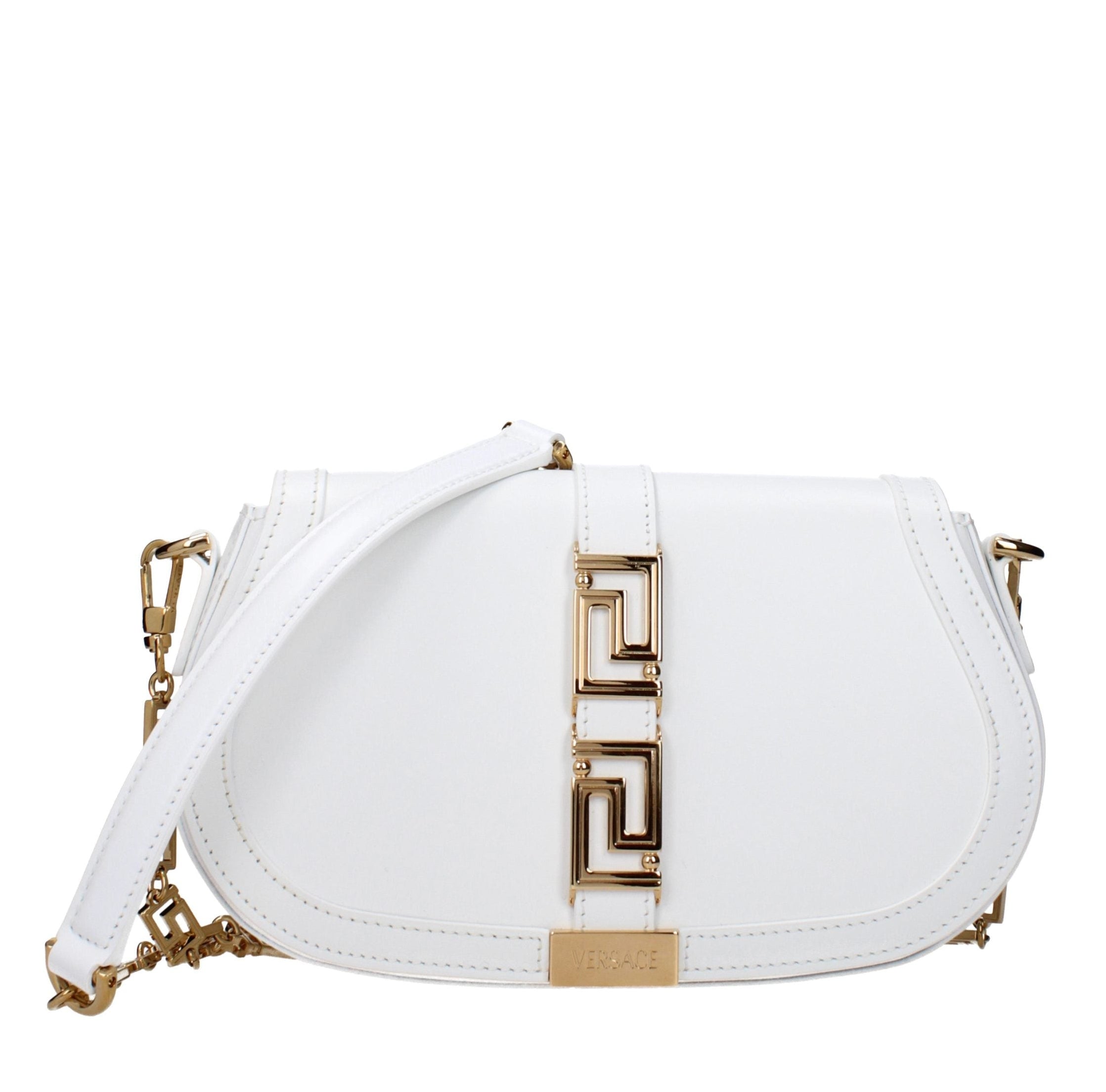 White Leather Crossbody Bag