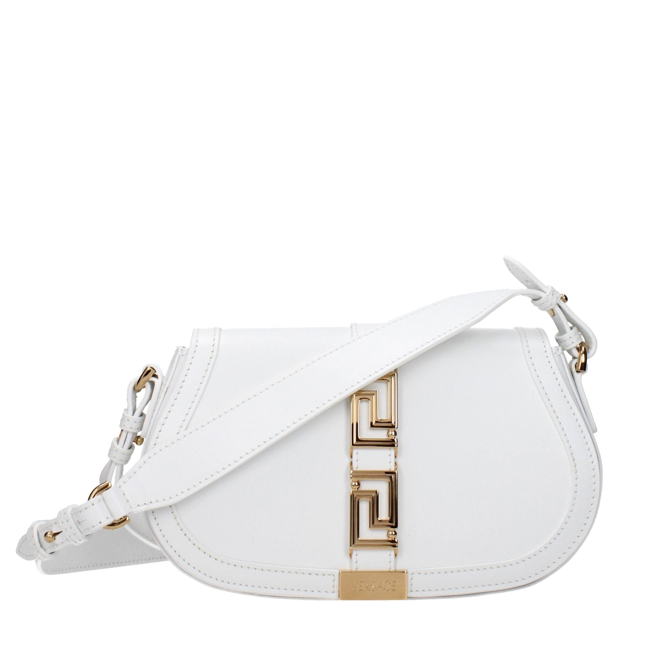 White Leather Crossbody Bag