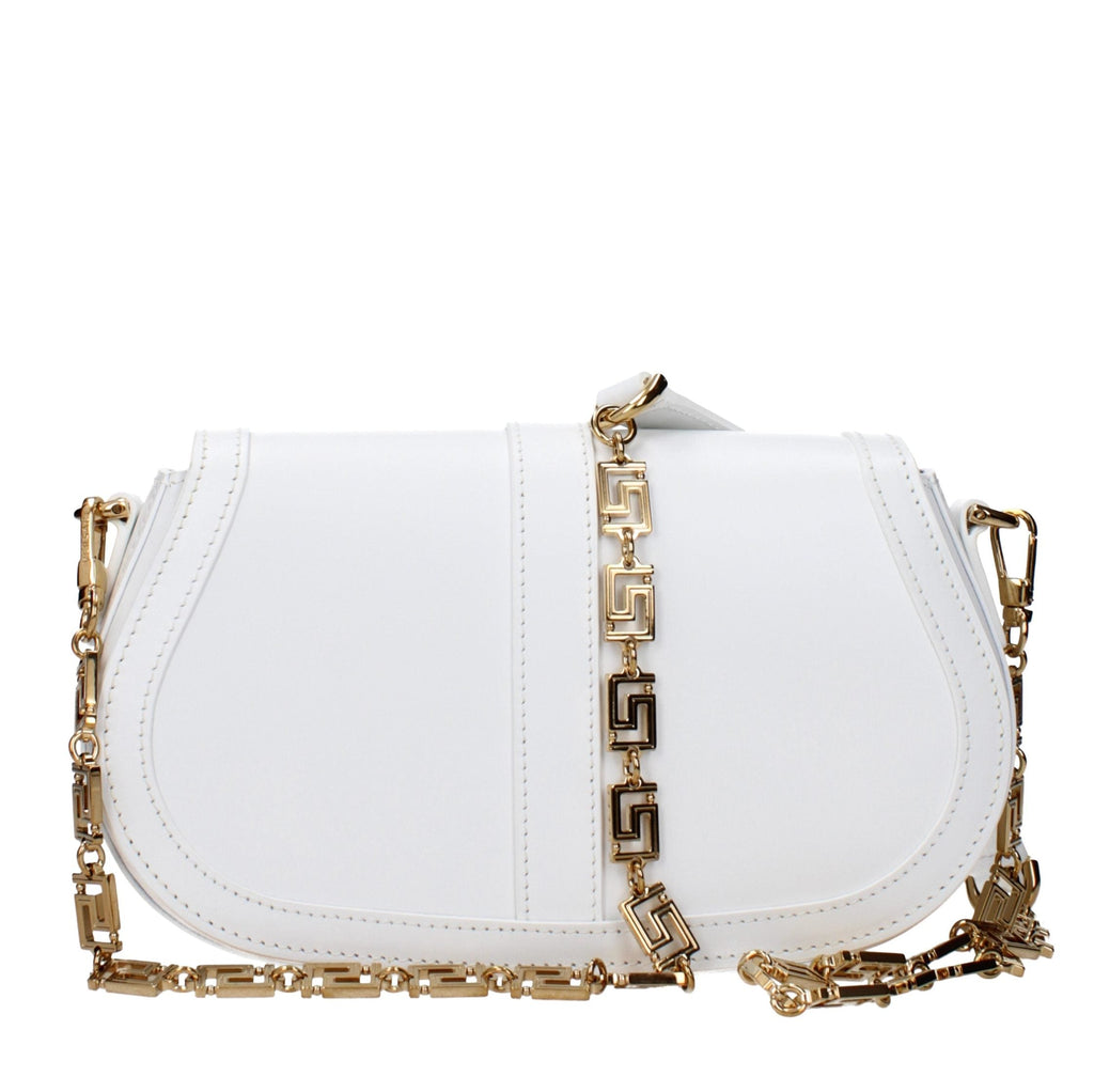 White Leather Crossbody Bag