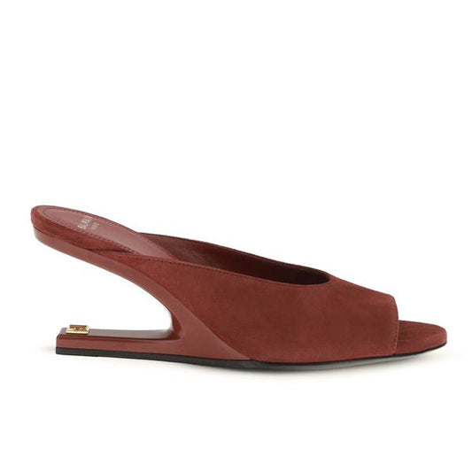 Bordeaux Calf Leather Bos Taurus Mules