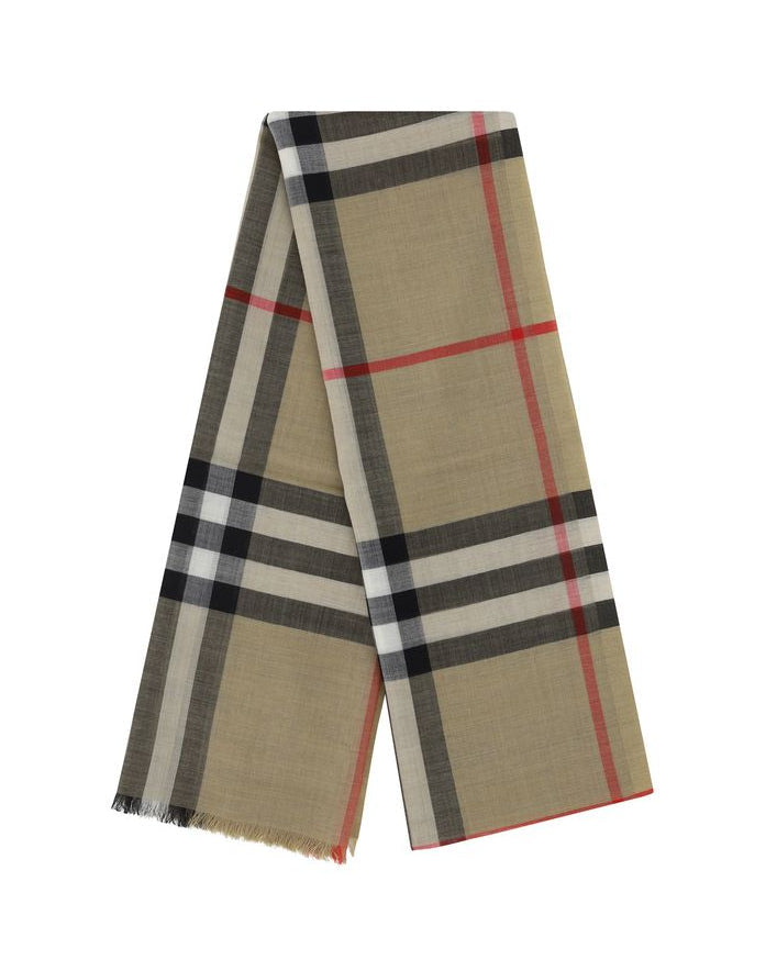 Brown Silk Scarf