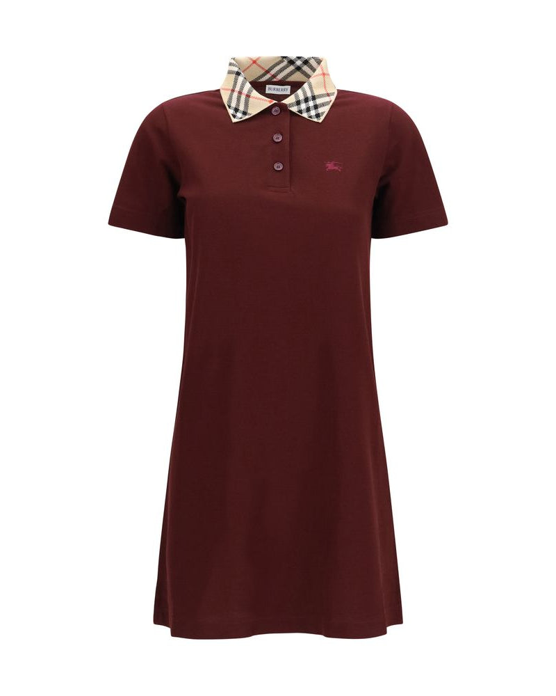 Bordeaux Cotton Casual Dress