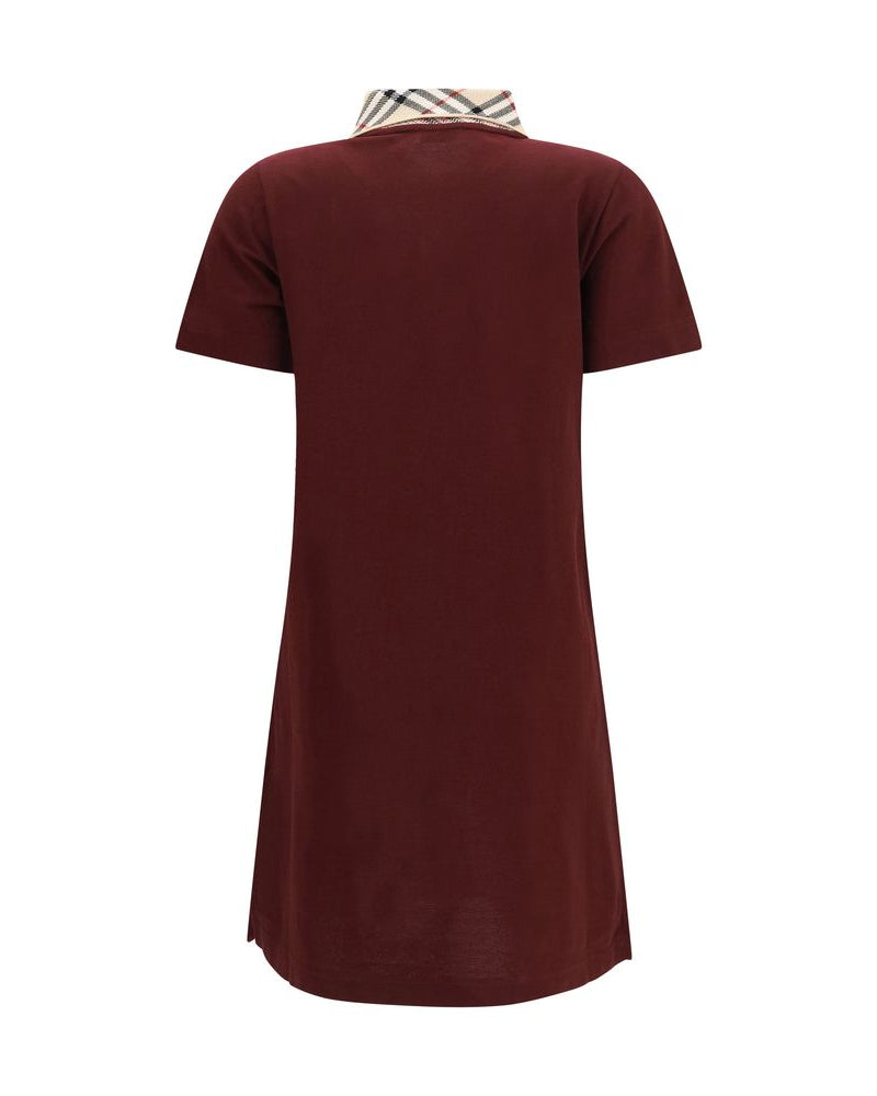 Bordeaux Cotton Casual Dress