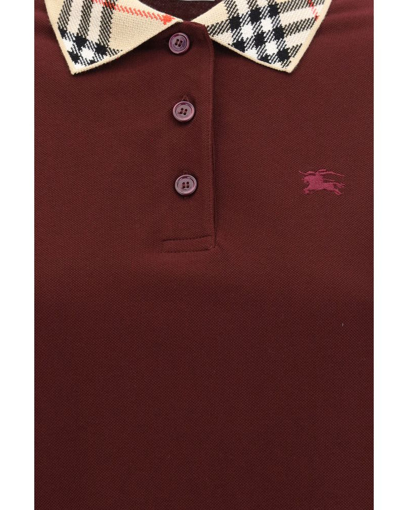 Bordeaux Cotton Casual Dress