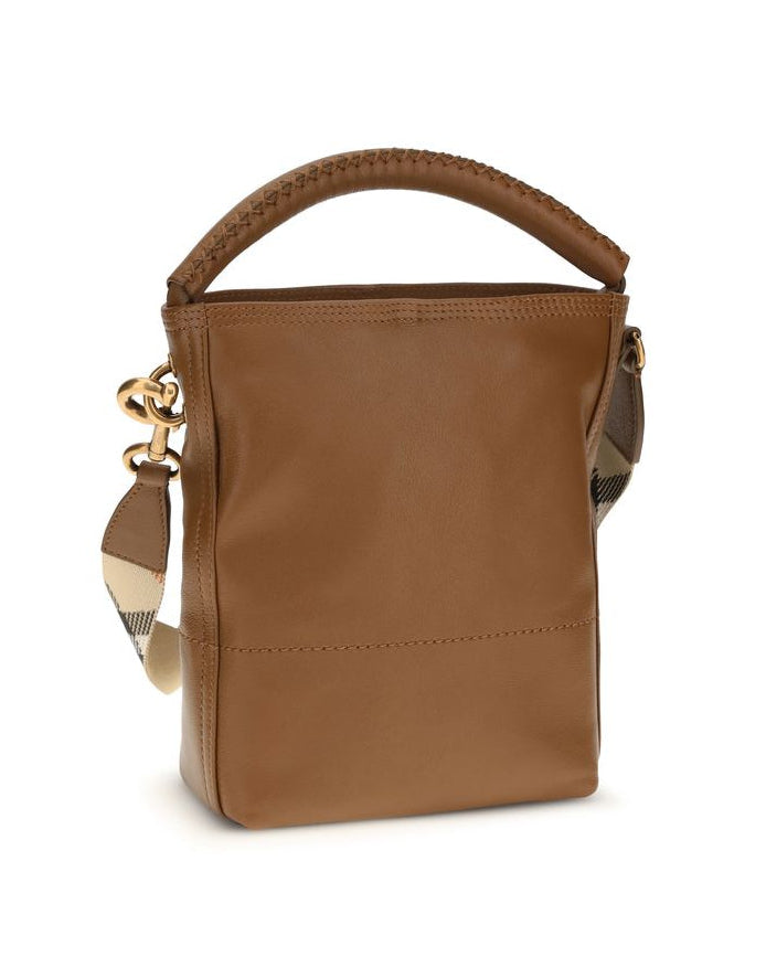Brown Calf Leather Bos Taurus Backet Bag