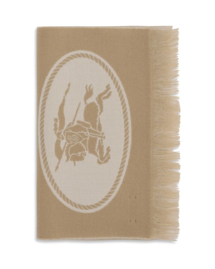 Beige Wool Oves Aries Scarf