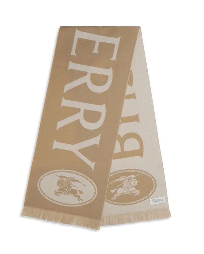 Beige Wool Oves Aries Scarf