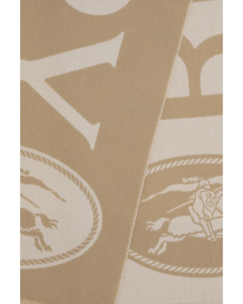 Beige Wool Oves Aries Scarf
