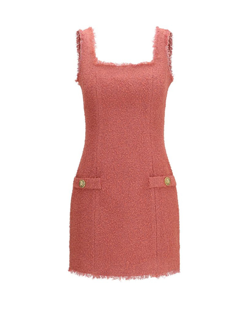 Multicolor Wool Oves Aries Casual Dress