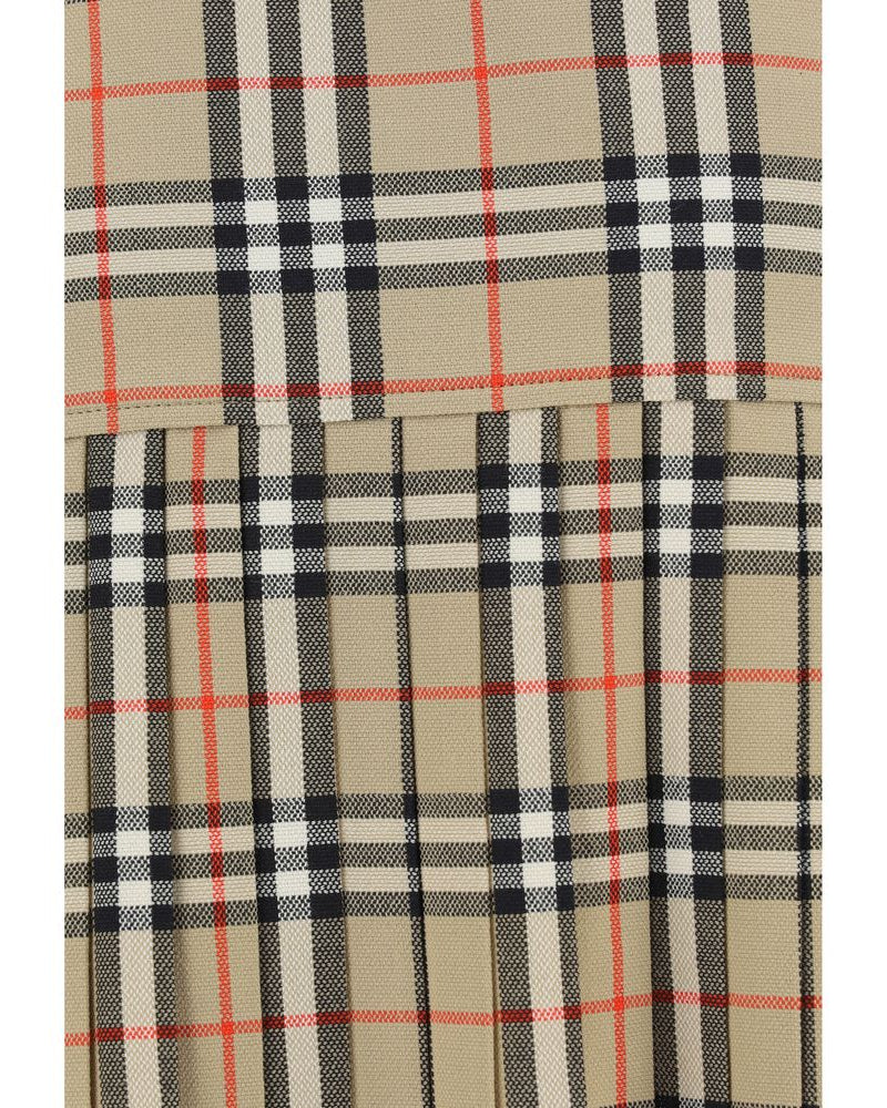 Beige Wool Oves Aries Mini Skirt