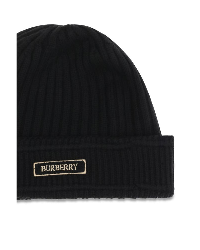 Black Wool Oves Aries Beanie