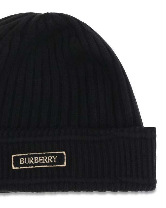 Black Wool Oves Aries Beanie