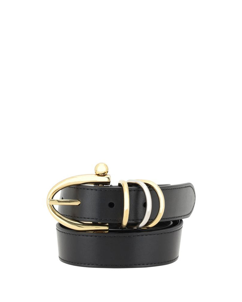 Black Calf Leather Bos Taurus Regular Belt