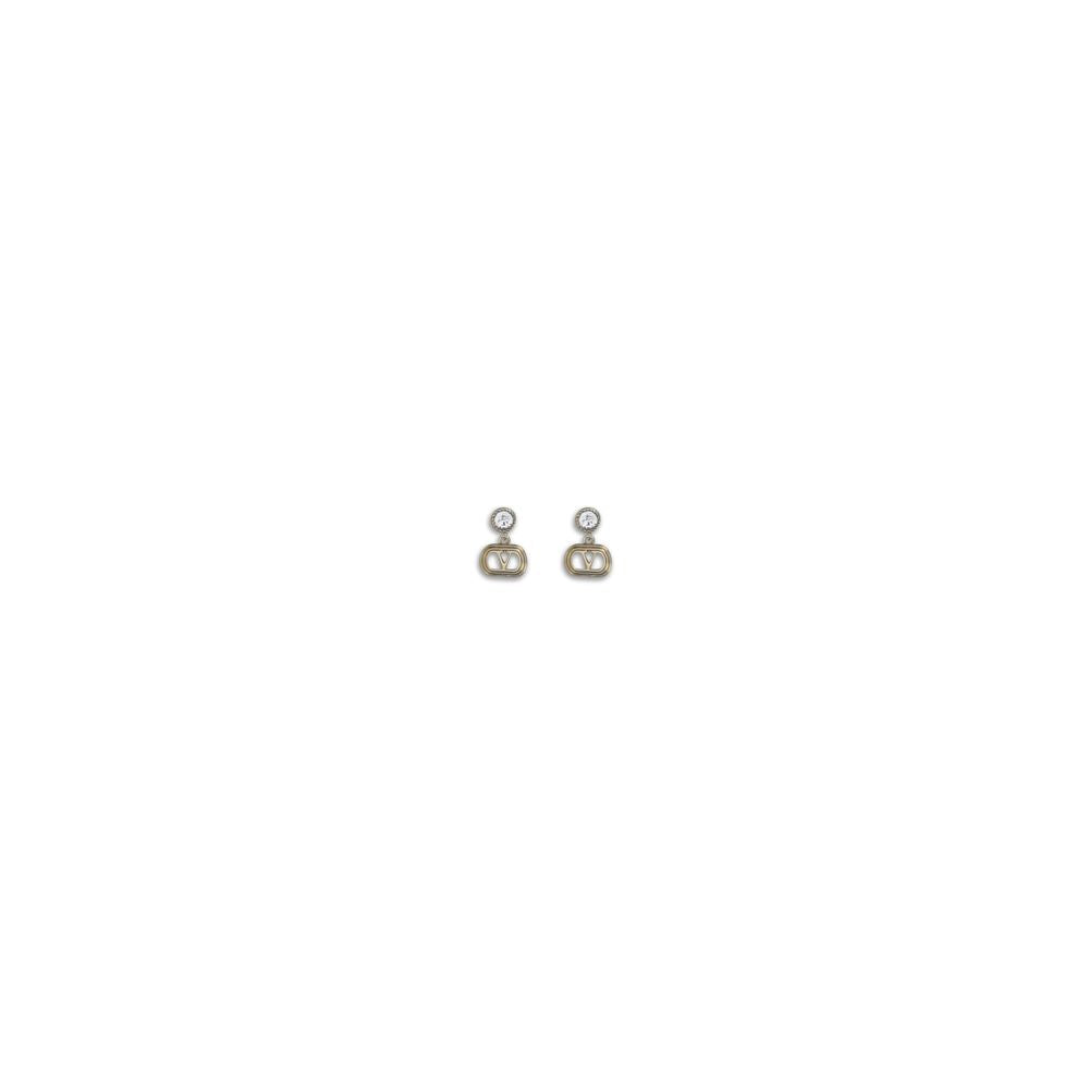 Bicolor Brass Earrings