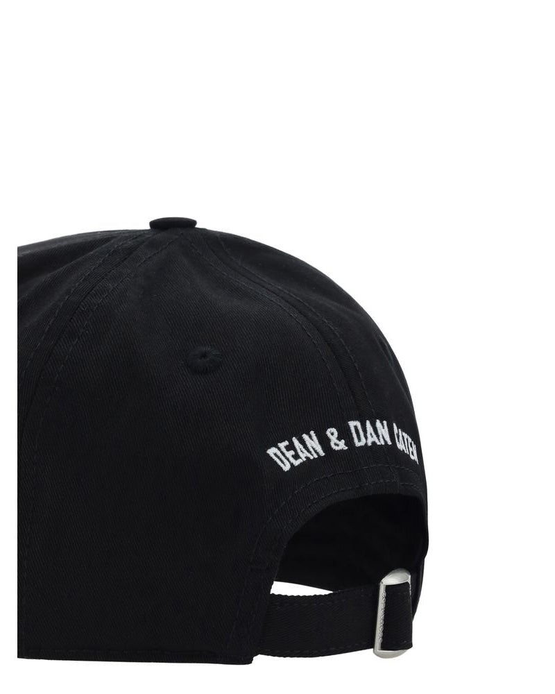 Black Cotton Cap (Baseball Hat)