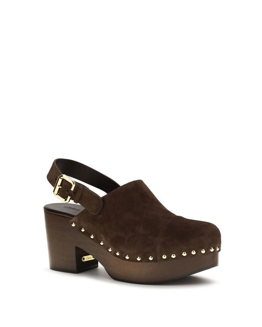 Brown Calf Leather Bos Taurus Clogs