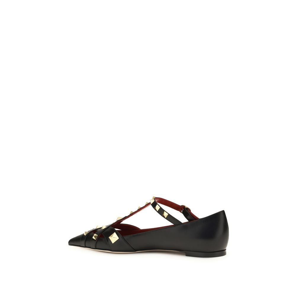 Multicolor Goatskin Ballet Flats