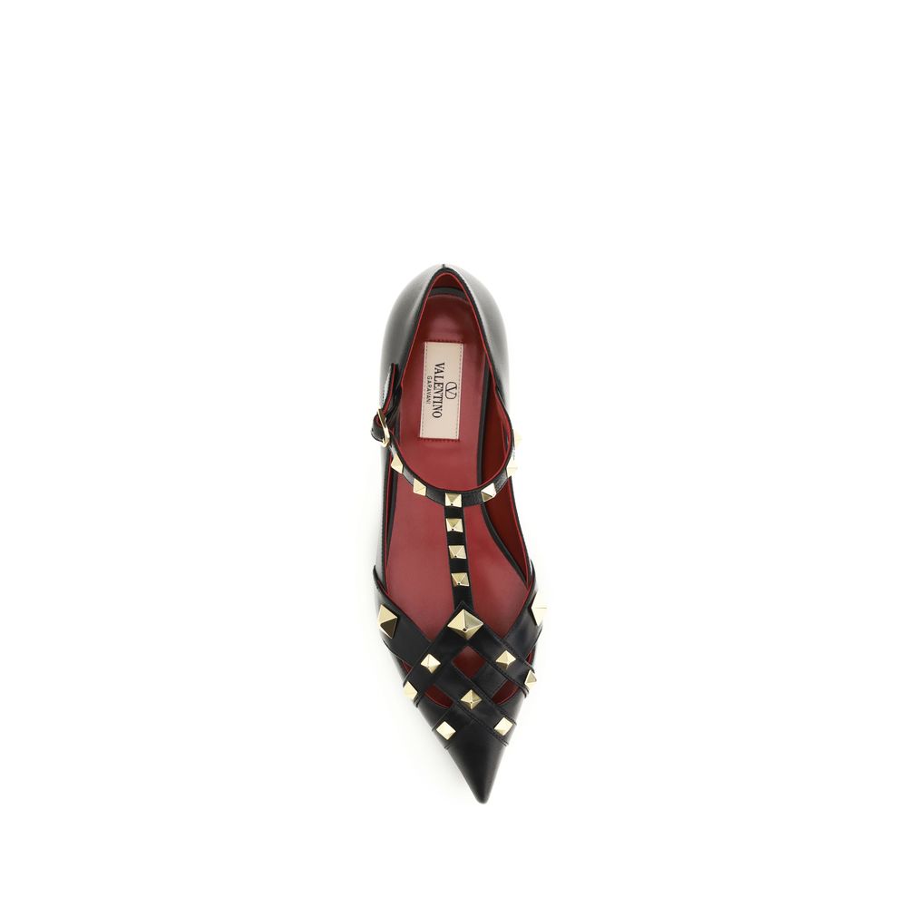 Multicolor Goatskin Ballet Flats