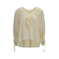 Beige Silk Blouse
