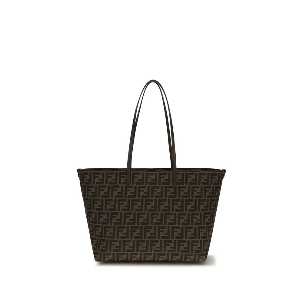 Brown Fabric Shoulder Bag