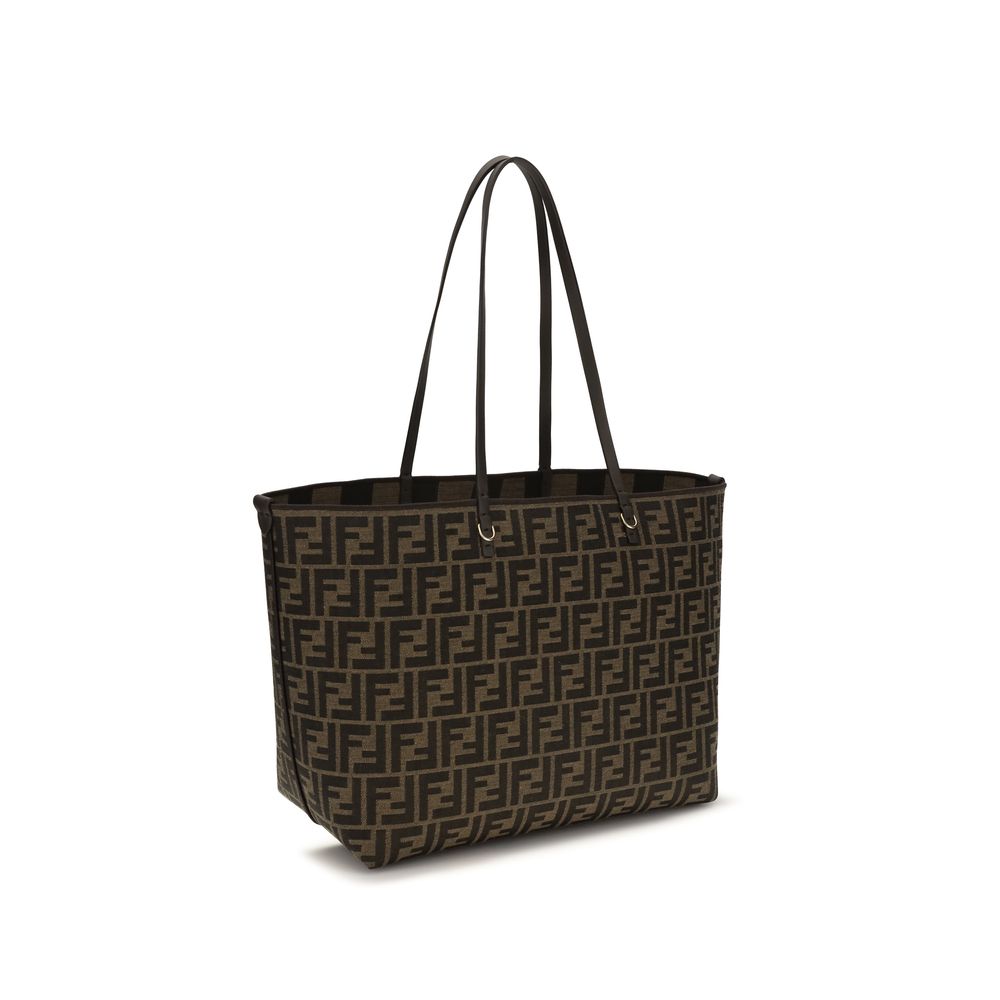 Brown Fabric Shoulder Bag