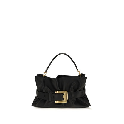 Black Calf Leather Bos Taurus Shoulder Bag