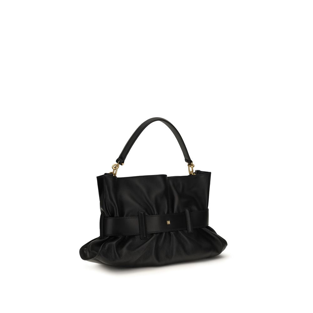 Black Calf Leather Bos Taurus Shoulder Bag