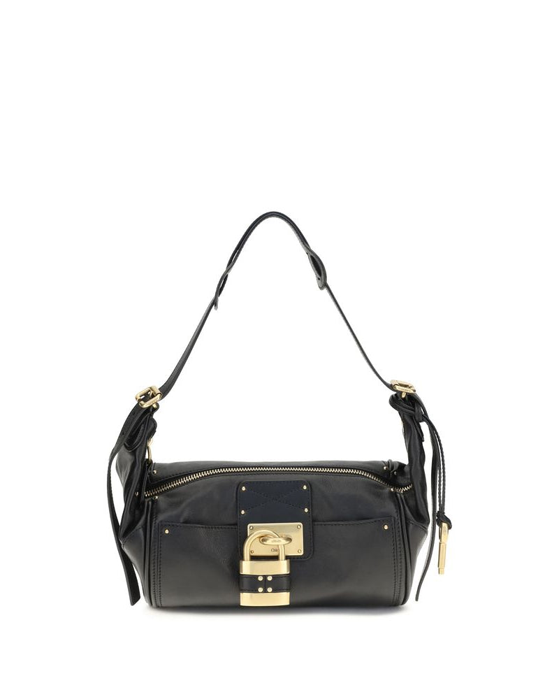 Black Calf Leather Bos Taurus Shoulder Bag