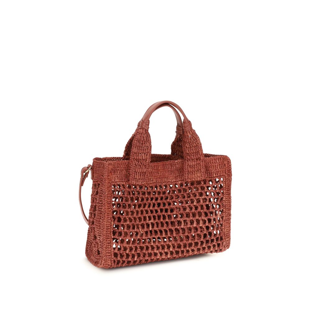 Multicolor Raffia Shoulder Bag