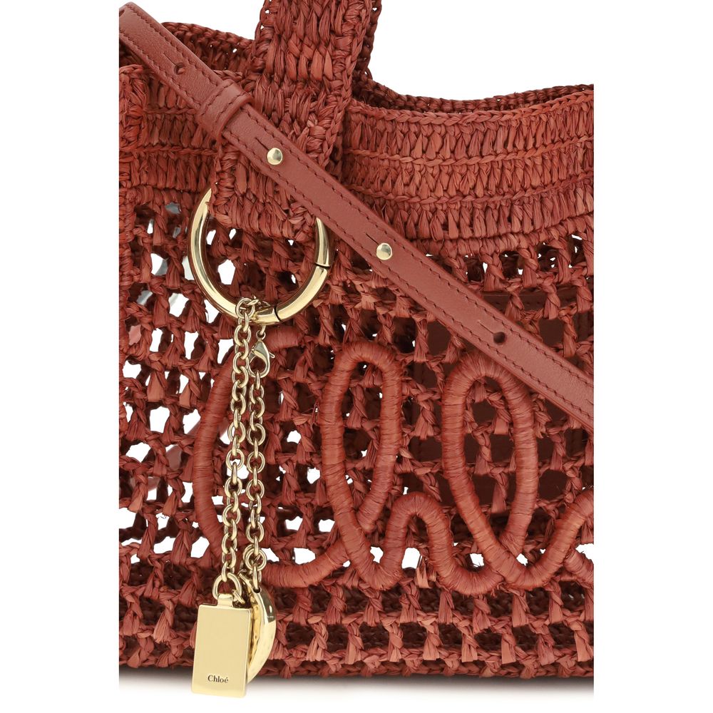 Multicolor Raffia Shoulder Bag