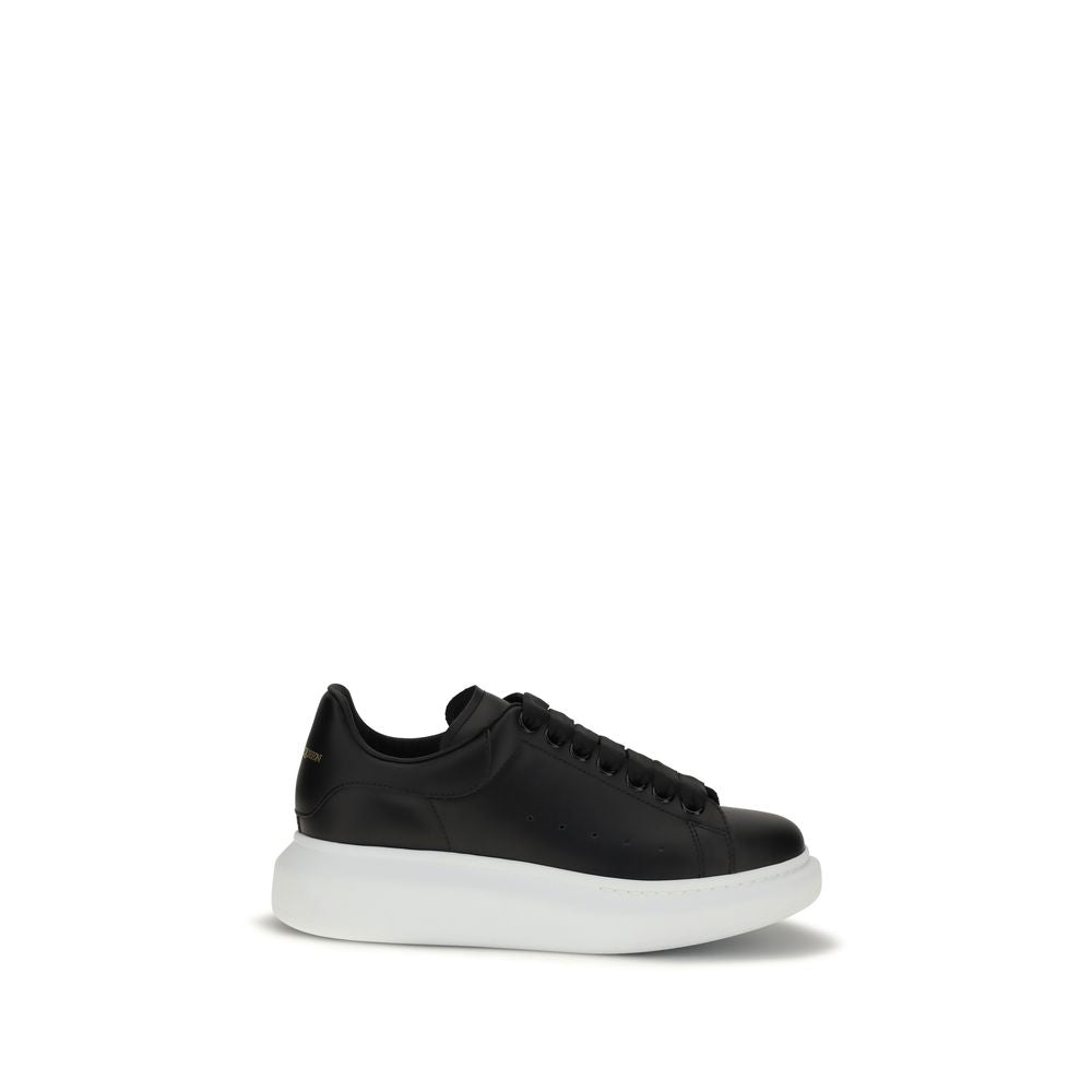 Alexander McQueen - Oversized Sneakers Nere in Pelle