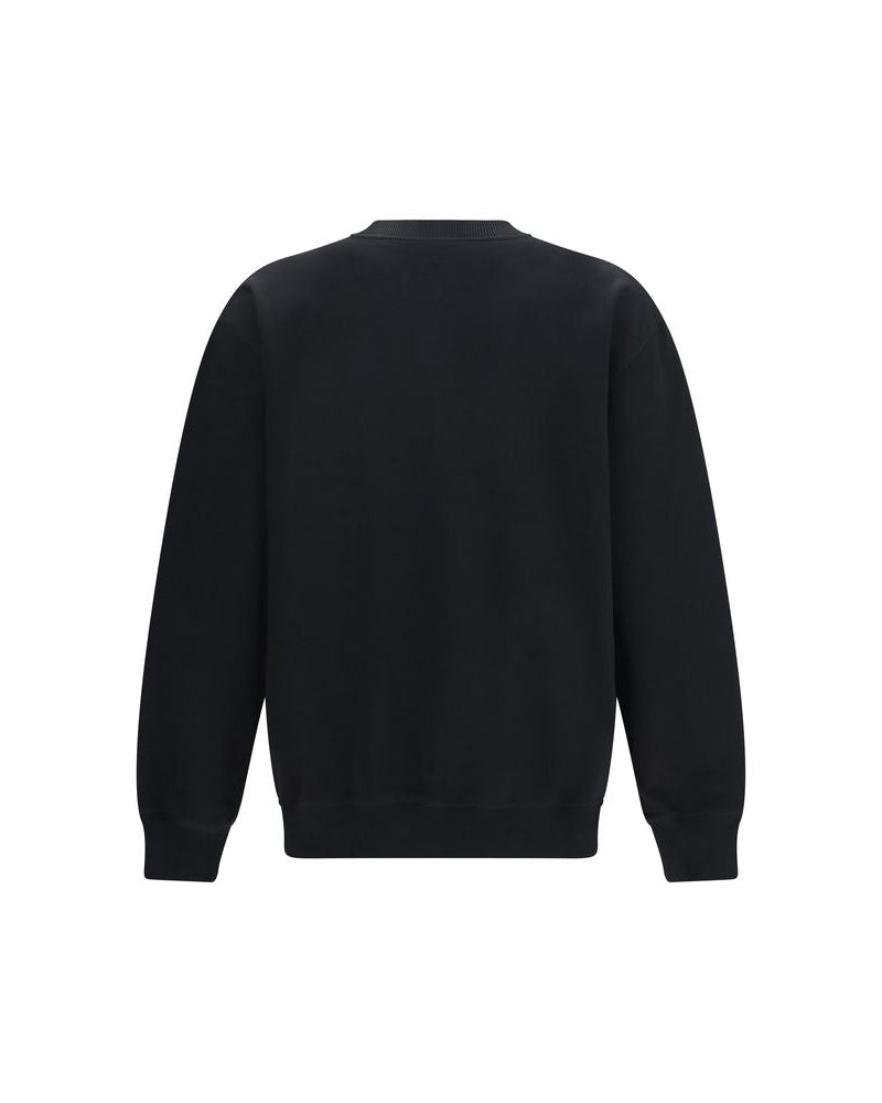 Black Cotton Sweatshirt