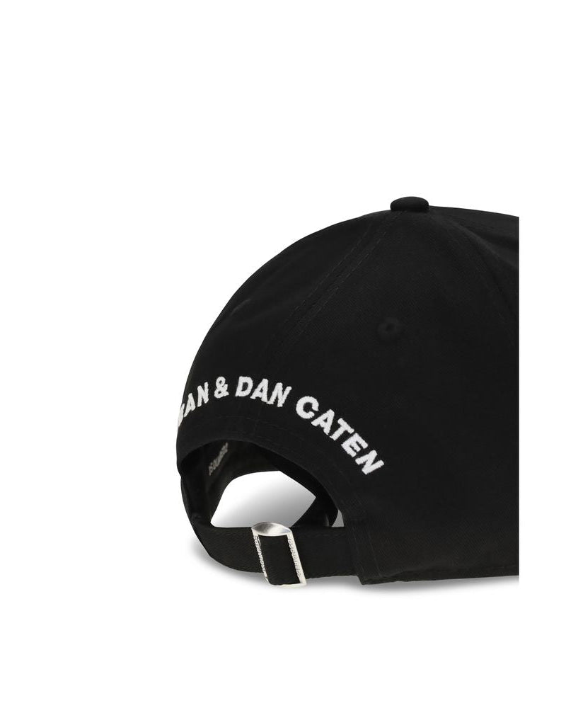 Black Cotton Cap (Baseball Hat)